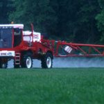 weed control using a Bateman sprayer