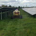 Weed control on a 100 ac Solar Farm Trowbridge