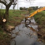 tree clearance over a tributary to the River Avon