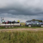 Scrub spraying Salisbury Plain