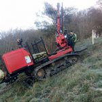 Fence Post driving Durrington Nov 2017