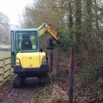 Driving Fence Poles - Marlborough Jan 2018