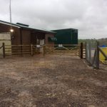 Chainlink fence and gates for Wessex Water nr Salisbury