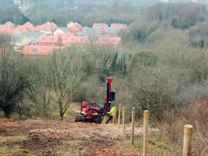 Roadside tree works over the highway at Bulford