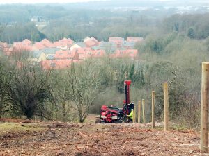 Roadside tree works over the highway at Bulford