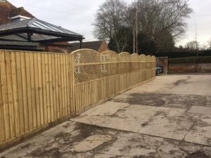 Recent fence project for Brackstone Builders in Worton 