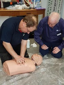 First Aid Training for Conservation Contractors Team April 2018
