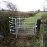 Gate maintaining Rights of Way in Sherston