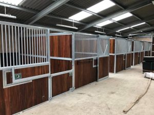 A few pictures of the new build equestrian yard coming together just entrance walls and electric gates to complete and water troughs to go in when dry enough