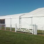 Gate at Barbury Horse Trials