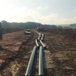 2500m demarcation fencing for utilities company in Wroughton