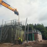 Palisade Fence for a utility site in Mere