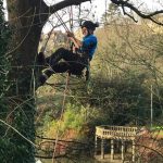 Clearing back overhanging trees in Bradford on Avon