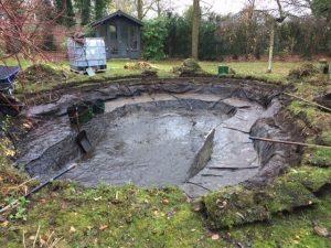 Pond refurbishment