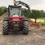 Valtra fitted with cab mounted botex