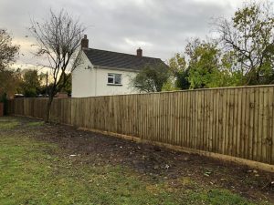 Fence replacement finished 