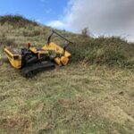 roboflail at work Cley Hill Warminster for the National Trust