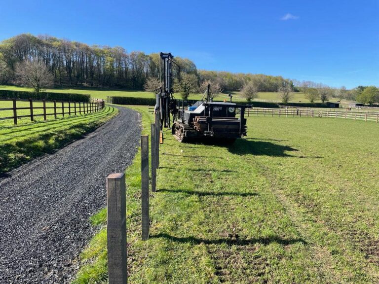 Conserve Rails 3-rail post and rail - with a curve! - Conservation Contractors