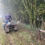 Stock fencing in Wiltshire