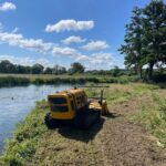 scrub clearance along the River Test