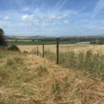 closing the gate on 1700m of stock fence