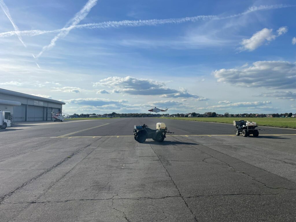 runway clearing at Lee on Solent Airport