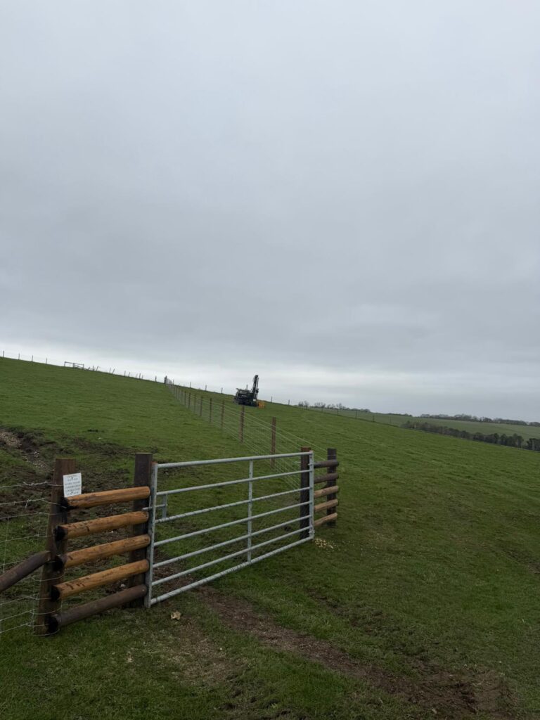 500m of stock fence with 4 gates
