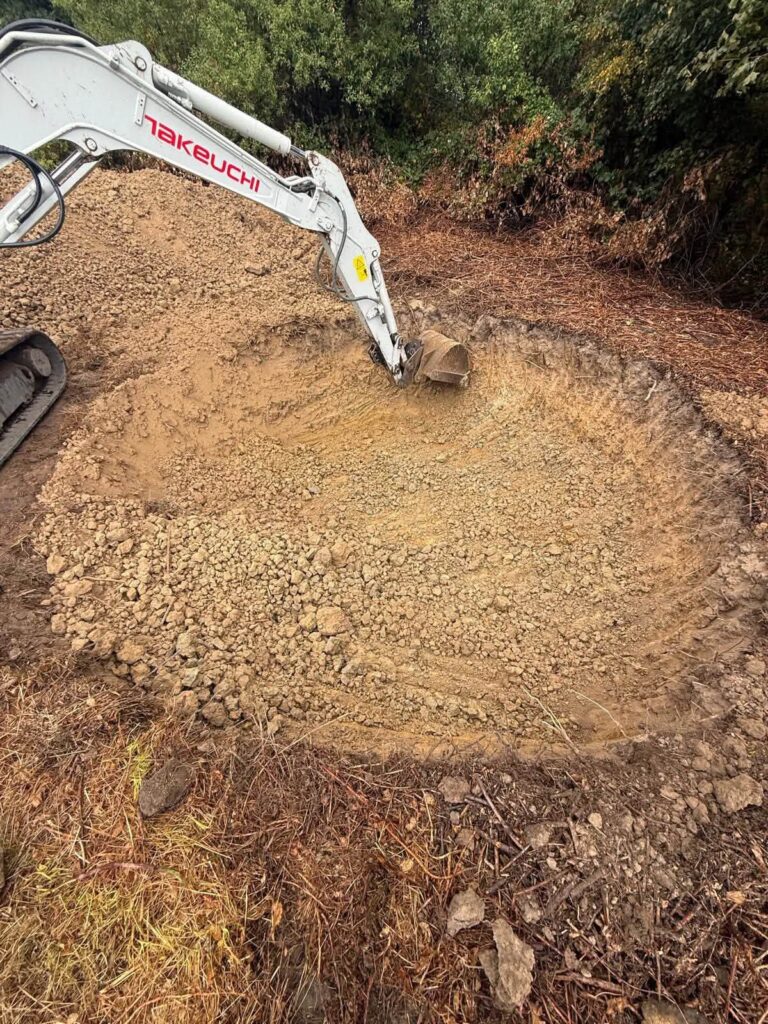 creating a hibernacula at Southwick Country Park